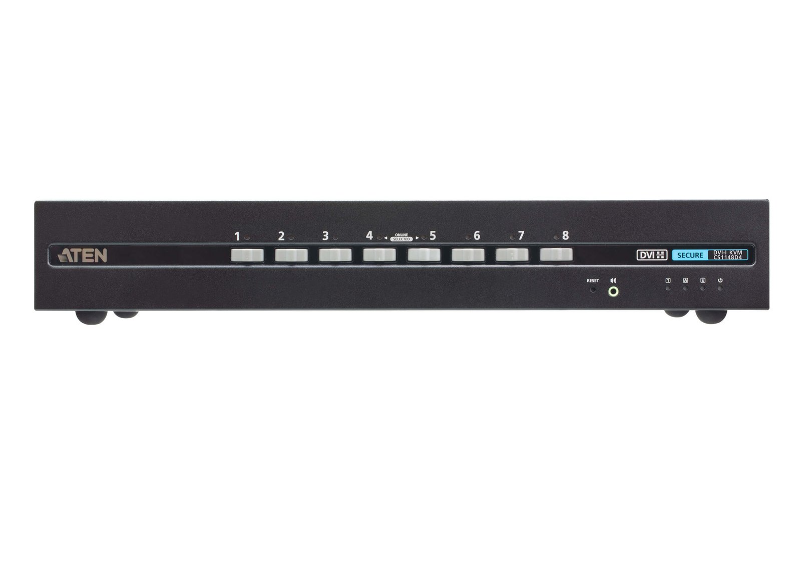 ATEN CS1148D4 KVM switch Rack mounting Black