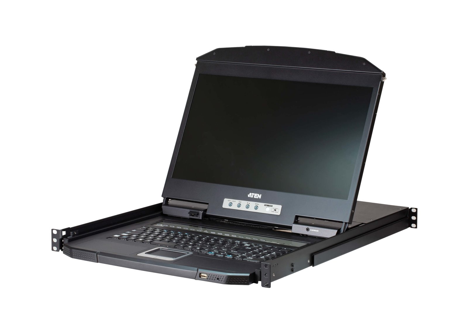 ATEN CL3108 rack console 47 cm (18.5") 1366 x 768 pixels Metal, Plastic Black 1U CL3108NX