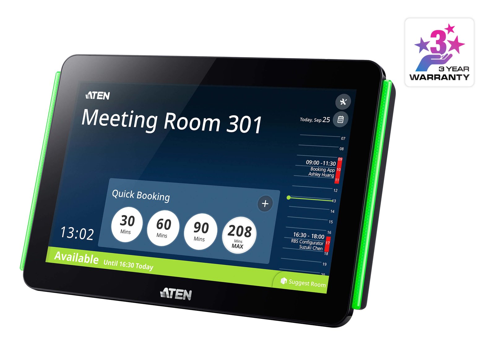ATEN Room Booking System - 10.1" RBS Panel VK430
