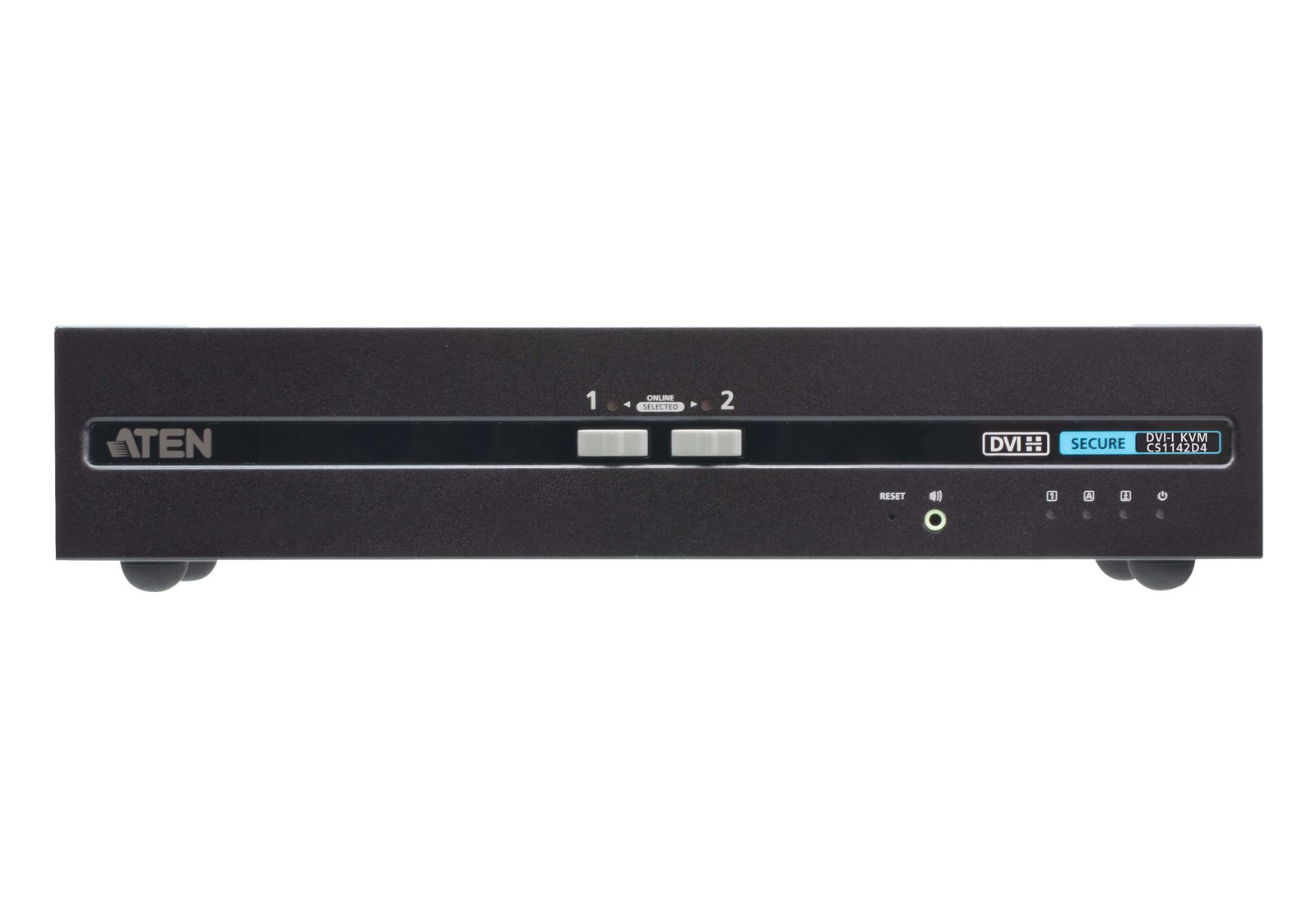 ATEN CS1142D4 KVM switch Rack mounting Black