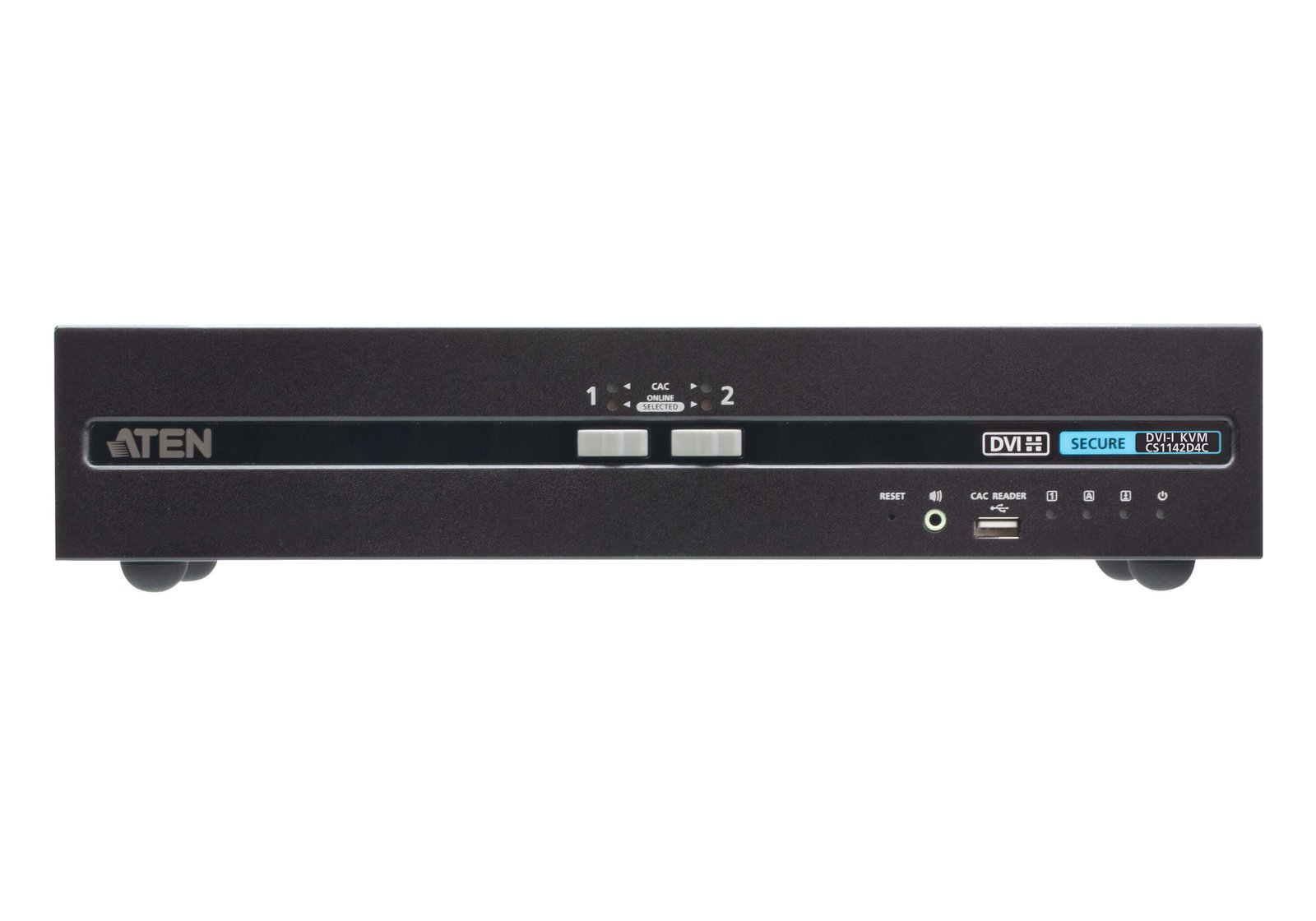 ATEN CS1142D4C KVM switch Rack mounting Black