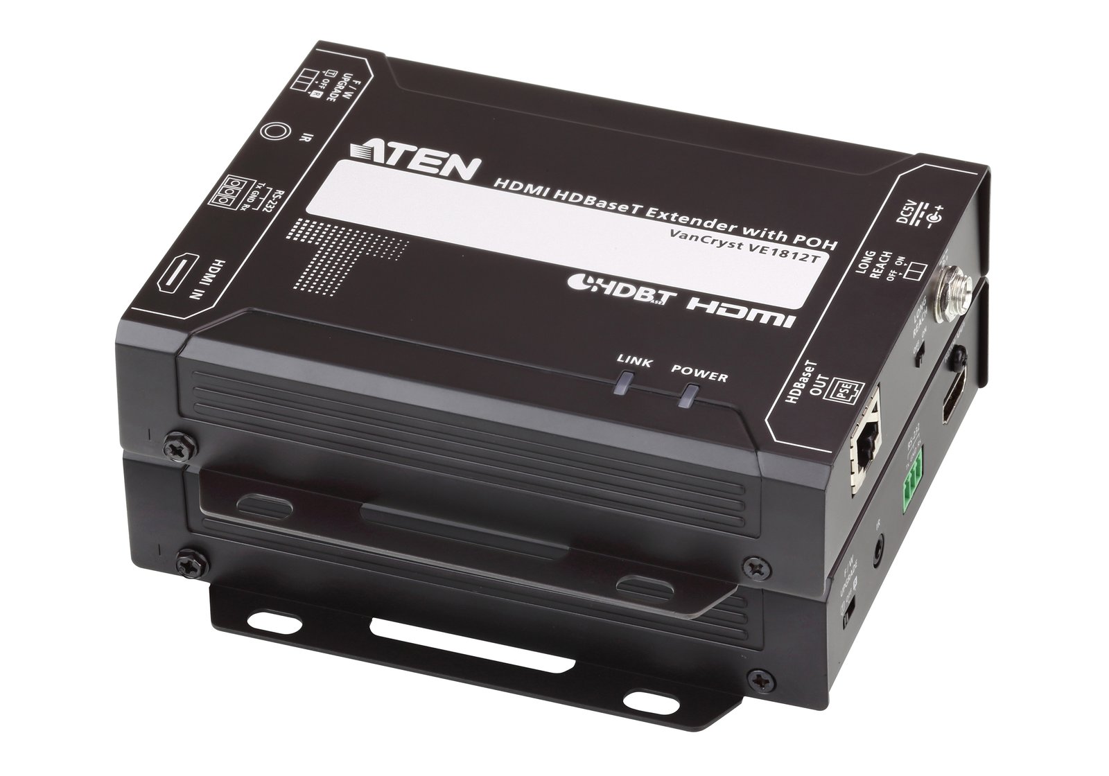 ATEN VE1812 AV extender transmitter & receiver Black
