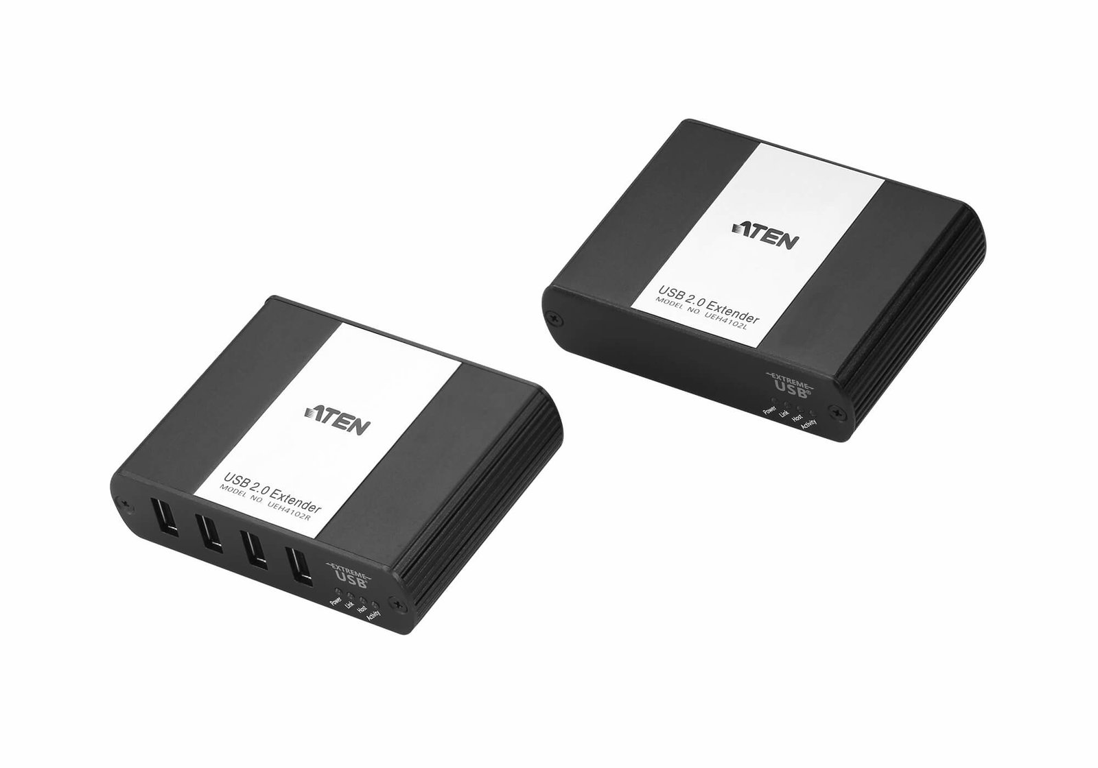 ATEN UEH4102 network extender transmitter & receiver Black 10, 100, 1000 Mbit/s