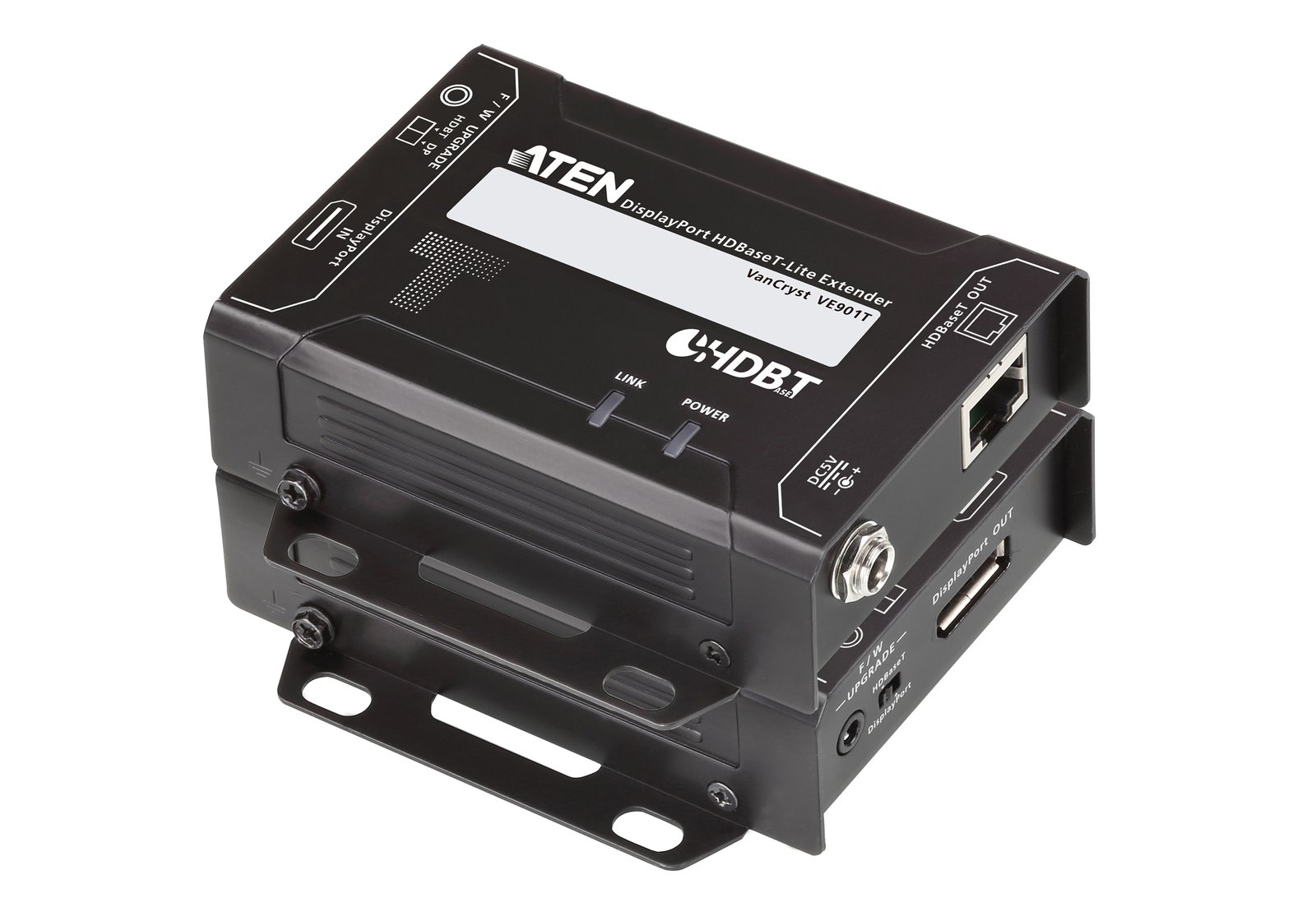 ATEN VE901 AV extender transmitter & receiver Black