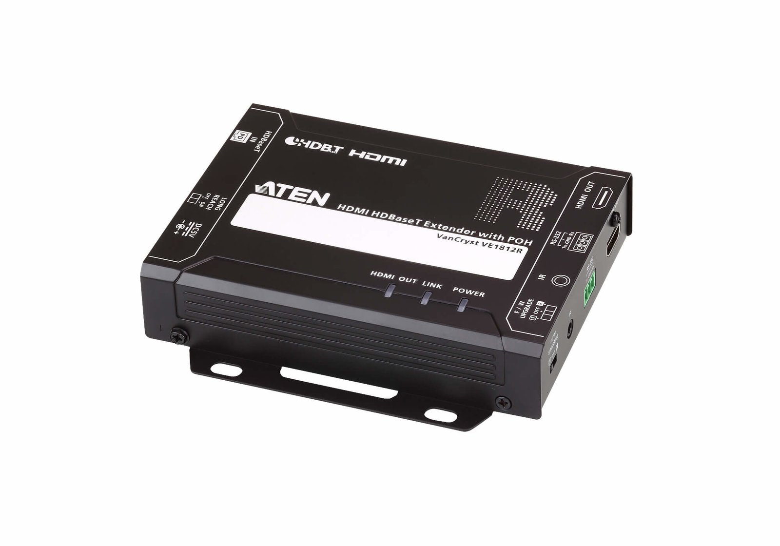 ATEN VE1812R AV extender receiver Black