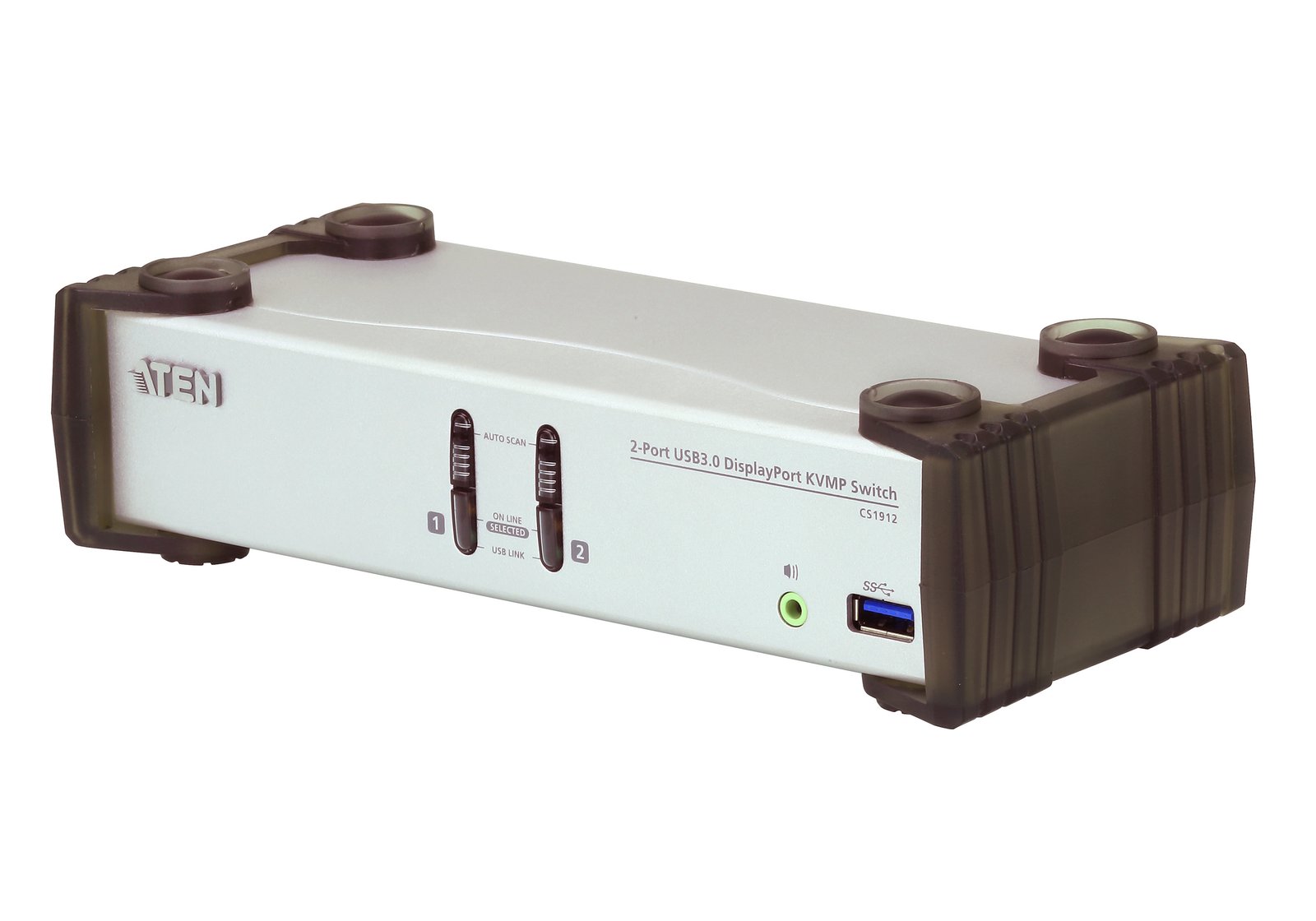 ATEN CS1912 KVM switch Black, Grey