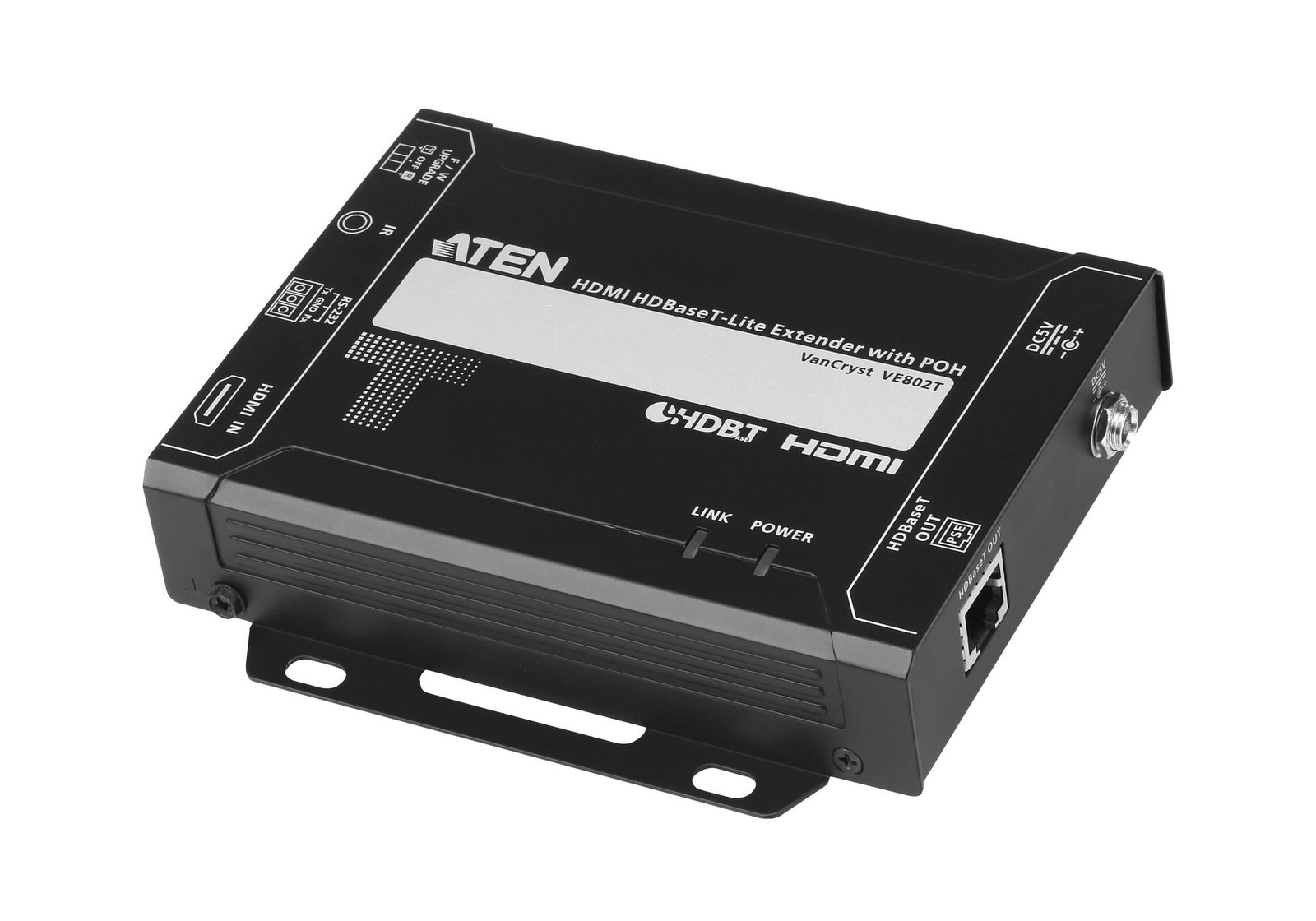 ATEN VE802T AV extender transmitter Black
