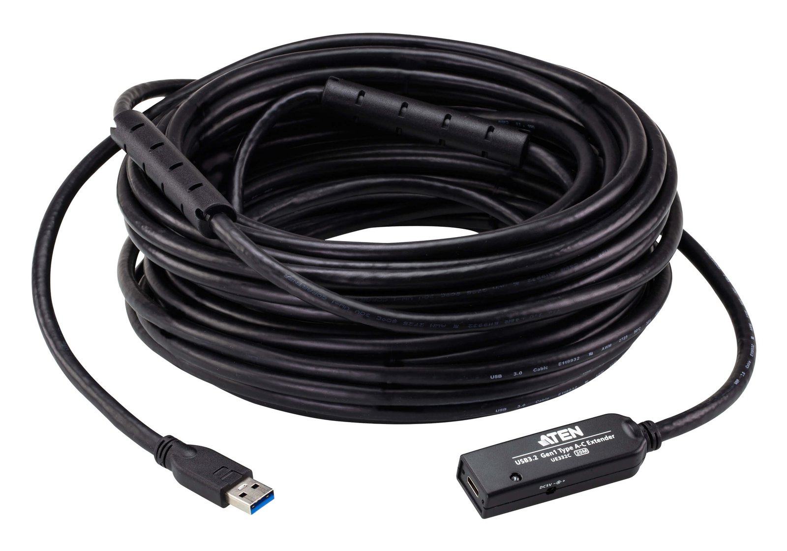 ATEN UE332C USB cable 3.2 Gen 1 (3.1 20 m A 5 Gbit/s Black