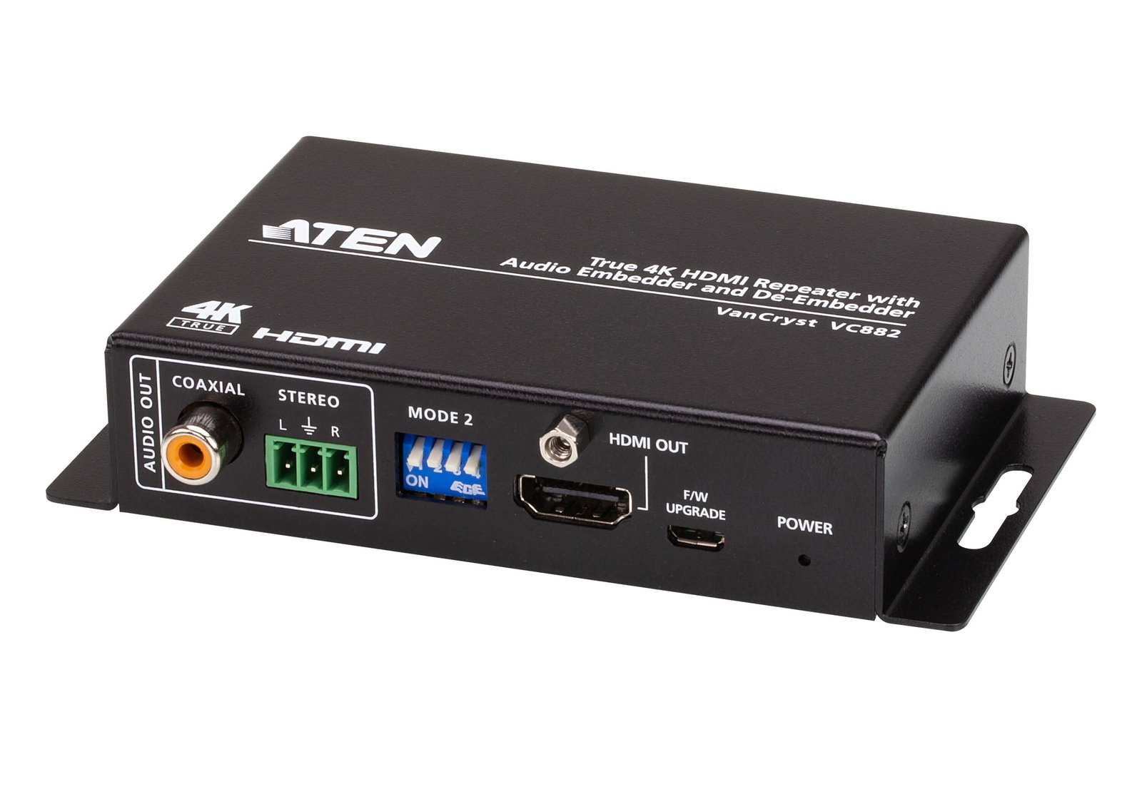 ATEN VC882 AV extender repeater Black