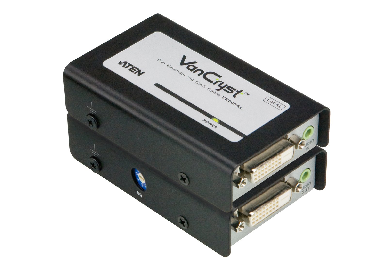 ATEN VE600A AV extender transmitter Black
