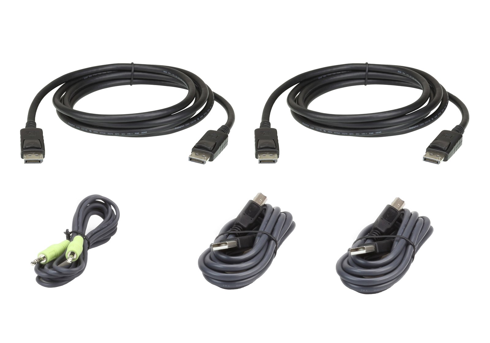 ATEN USB DisplayPort Dual Display Secure KVM; 3M 2L7D03UDPX5