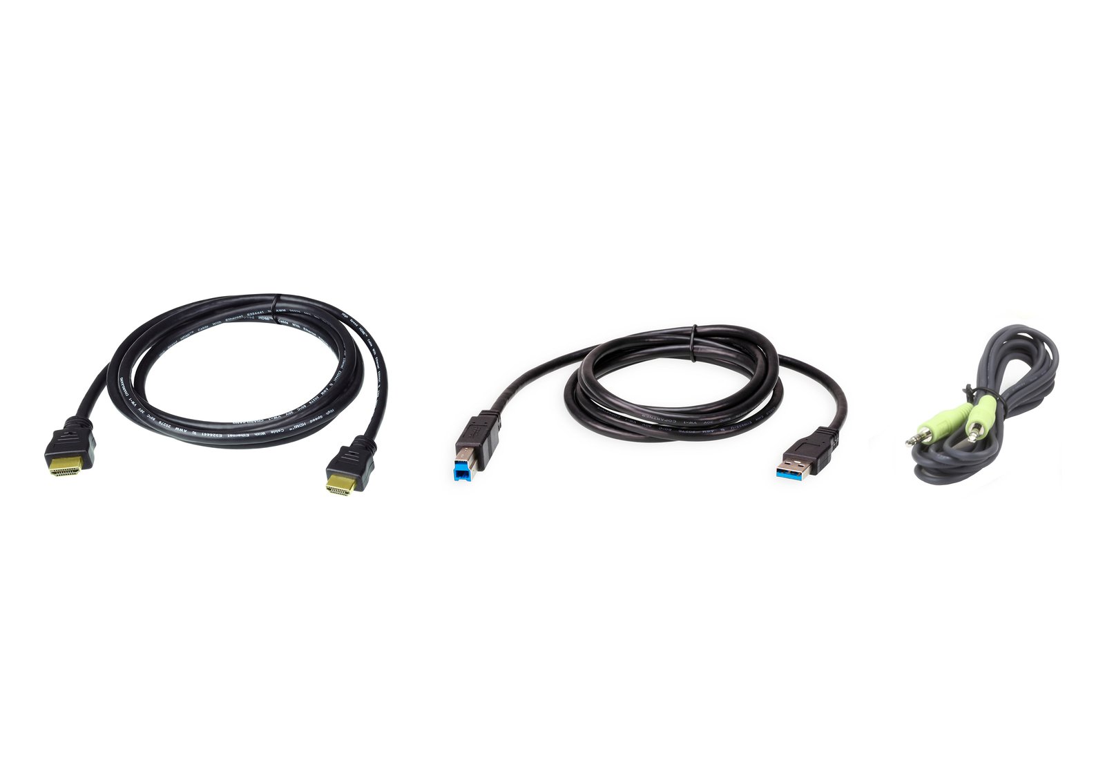 ATEN 2L-7D02UHX3 KVM cable Black 1.8 m 2L7D02UHX3