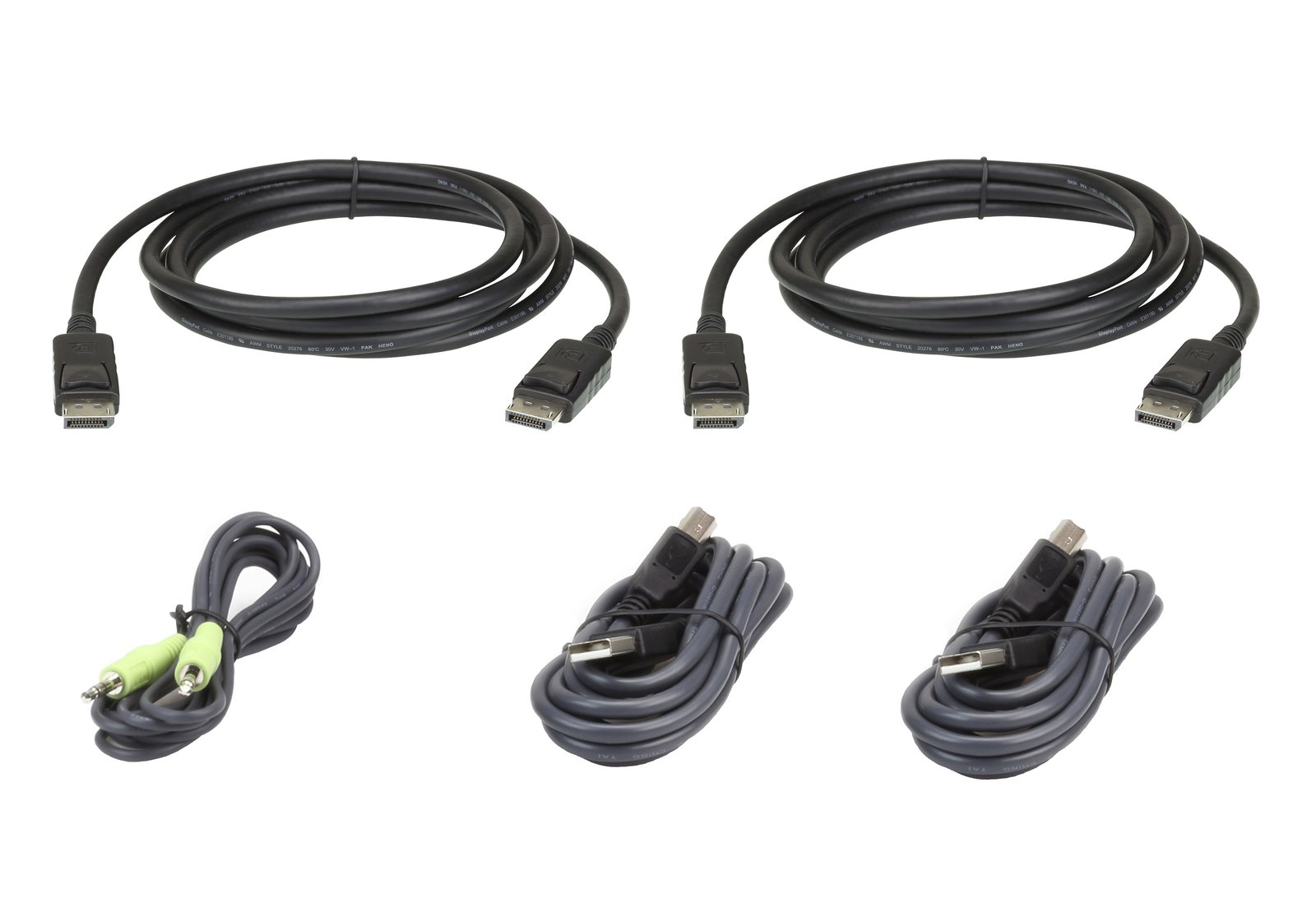ATEN USB DisplayPort Dual Display Secure KVM; 1,8M 2L7D02UDPX5