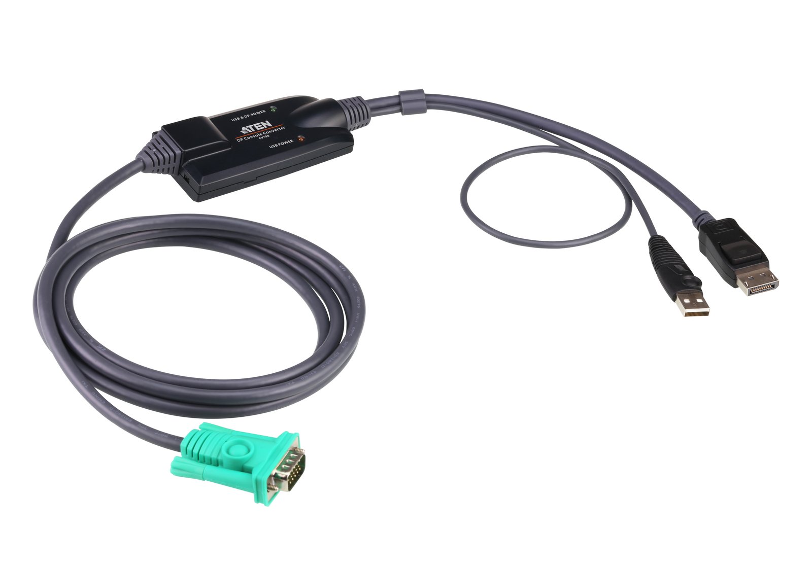 ATEN CV190 KVM cable Black 1.8 m