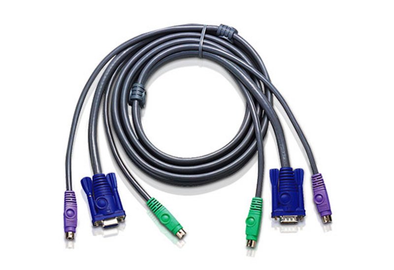 ATEN 4ft PS/2 KVM cable Black 1.2 m 2L5001P