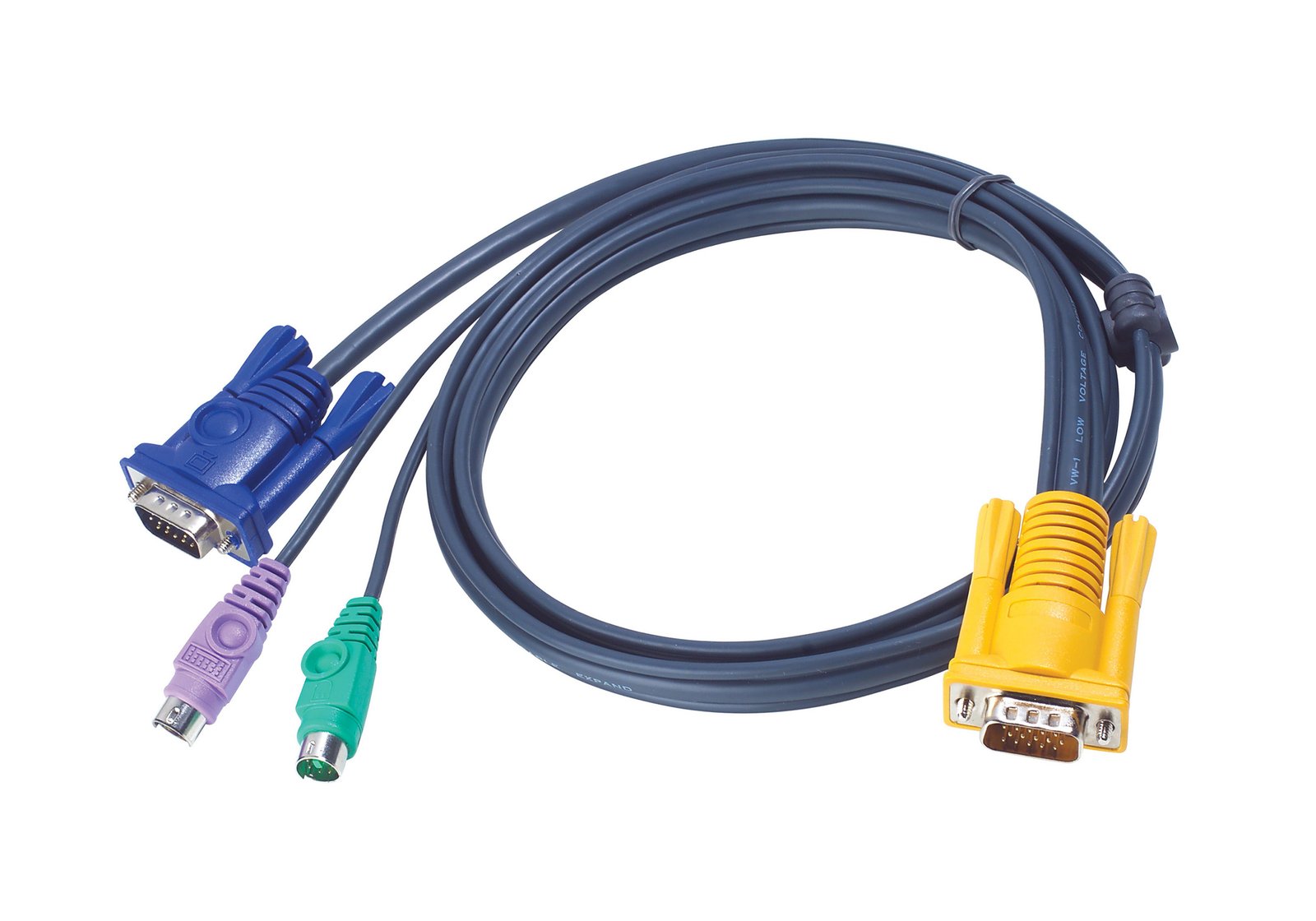 ATEN 4ft PS/2 KVM cable Black 1.2 m 2L5201P