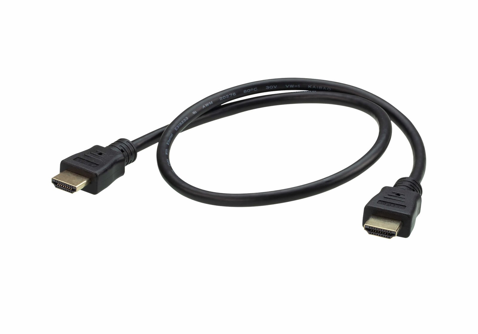 ATEN High Speed HDMI Cable with Ethernet True 4K ( 4096X2160 @ 60Hz); 0,6 m 2L7DA6H