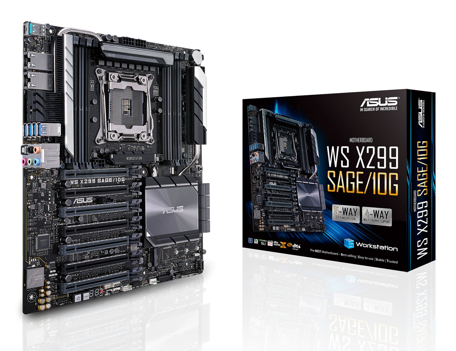 ASUS WS X299 SAGE/10G Intel® LGA 2066 (Socket R4) SSI CEB