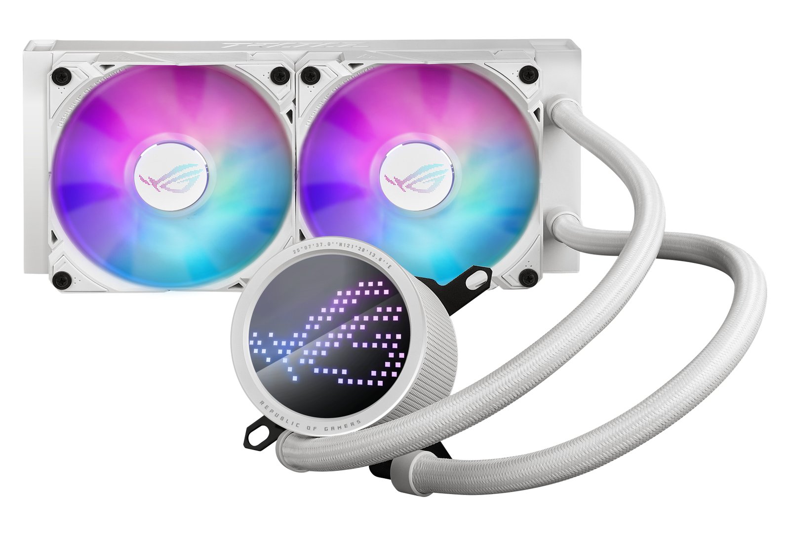 ASUS ROG Ryuo III 240 ARGB White Edition Processor All-in-one liquid cooler 12 cm ROGRYUOIII240ARGBWHT
