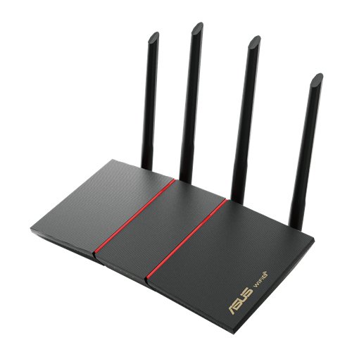 ASUS RT-AX55 wireless router Gigabit Ethernet Dual-band (2.4 GHz / 5 Black RT-AX55(BLACK)
