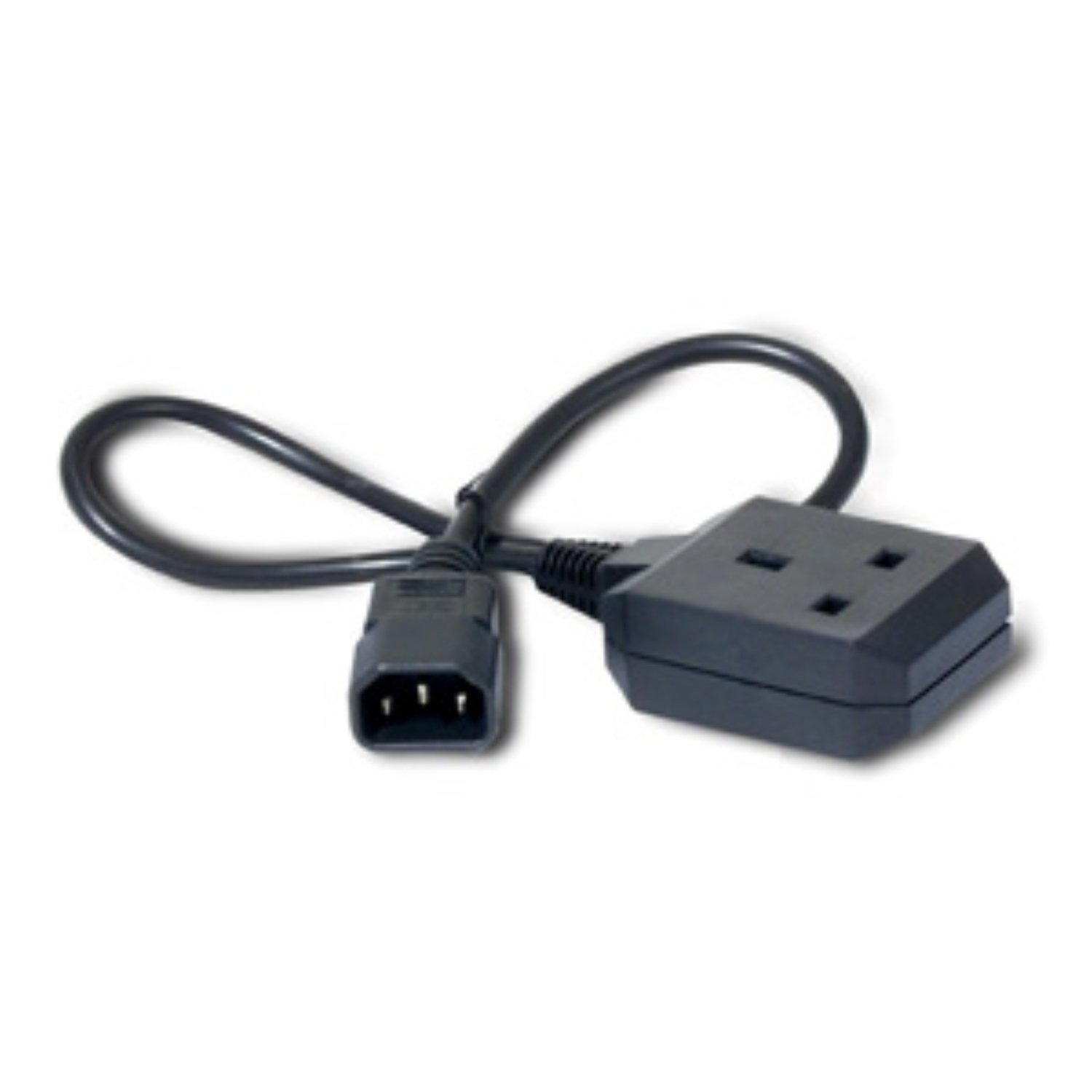 APC by Schneider Electric Power Cord, C14 to BS1363 (UK), 0.6m AP9881
