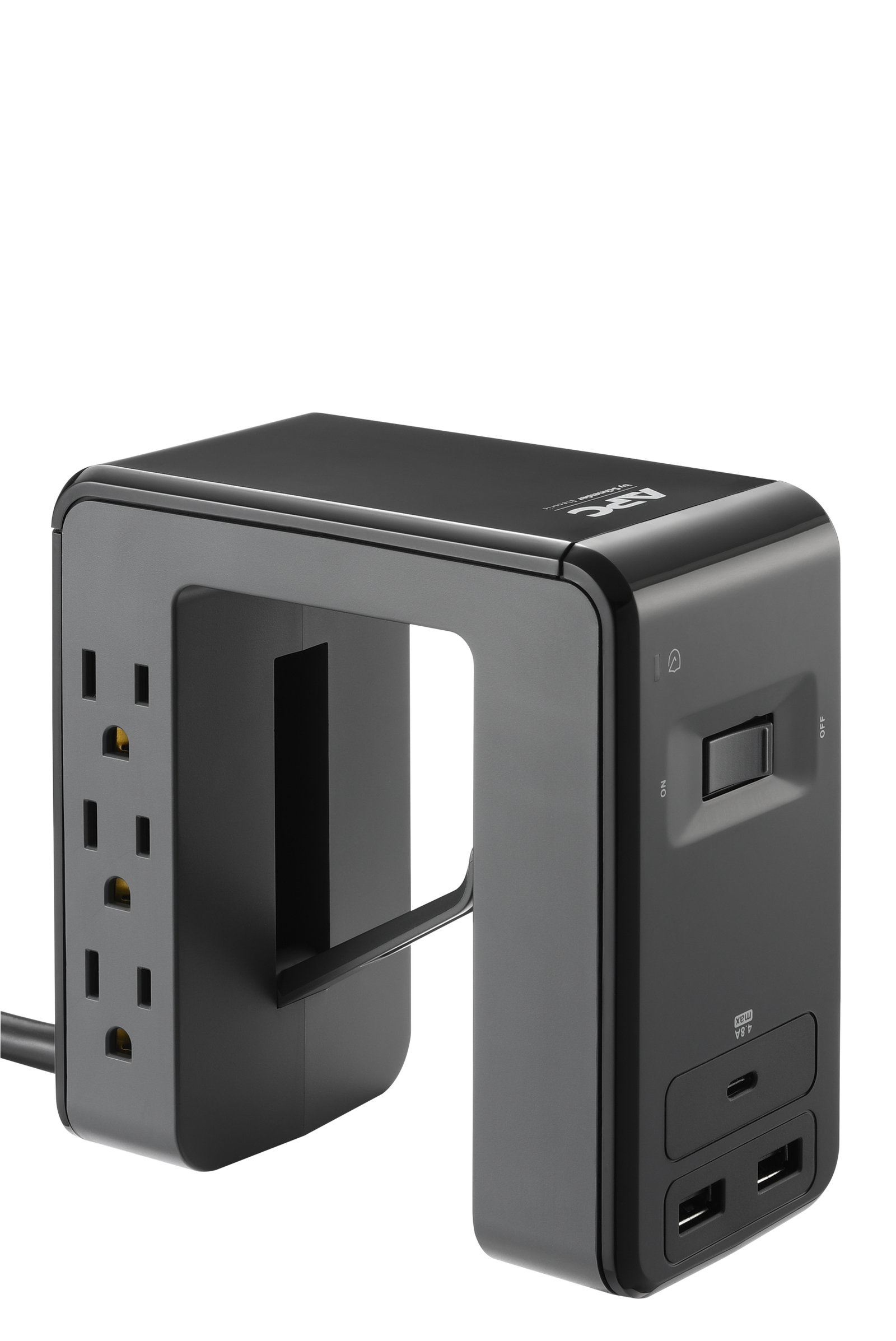 APC by Schneider Electric PE6U21 power distribution unit (PDU) 6 AC outlet(s) Black