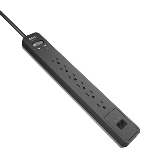 APC by Schneider Electric SurgeArrest PE6T Black 6 AC outlet(s) 120 V 1.83 m