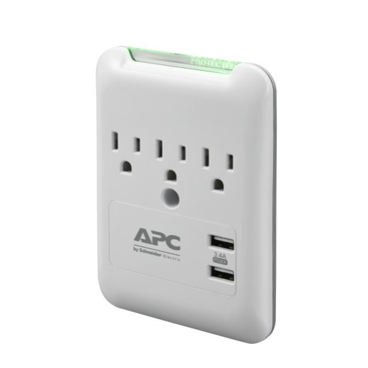 APC by Schneider Electric Essential SurgeArrest White 3 AC outlet(s) 120 V PE3WU3