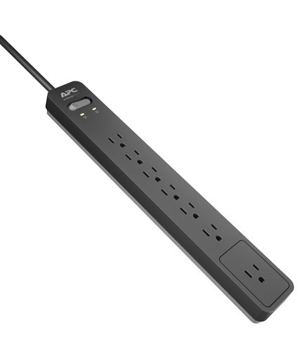 APC by Schneider Electric SurgeArrest PE76 Black 7 AC outlet(s) 120 V 1.83 m