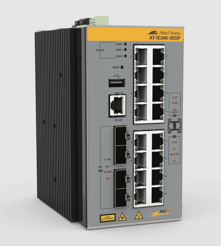 Allied Telesis AT-IE340-20GP-980 network switch Managed L3 Gigabit Ethernet (10/100/1000) Power