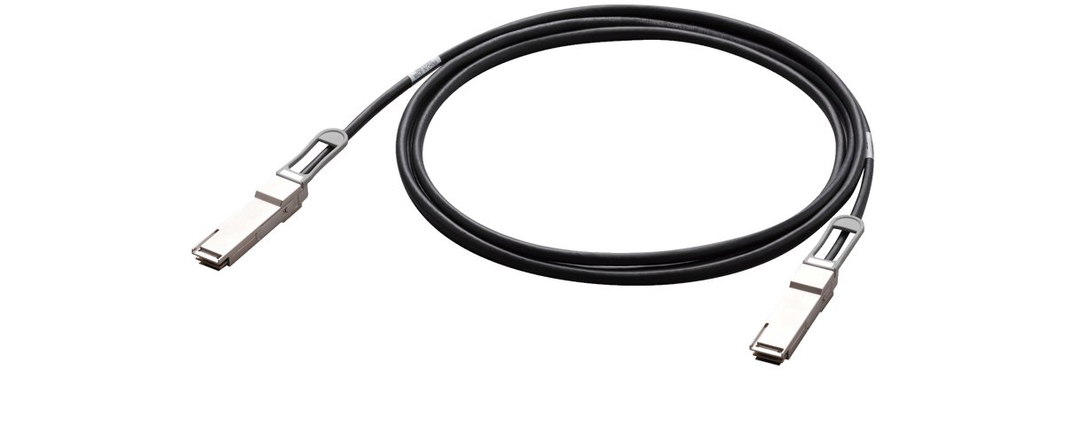 Allied Telesis AT-QSFP28-3CU InfiniBand/fibre optic cable 3 m Black, Stainless steel