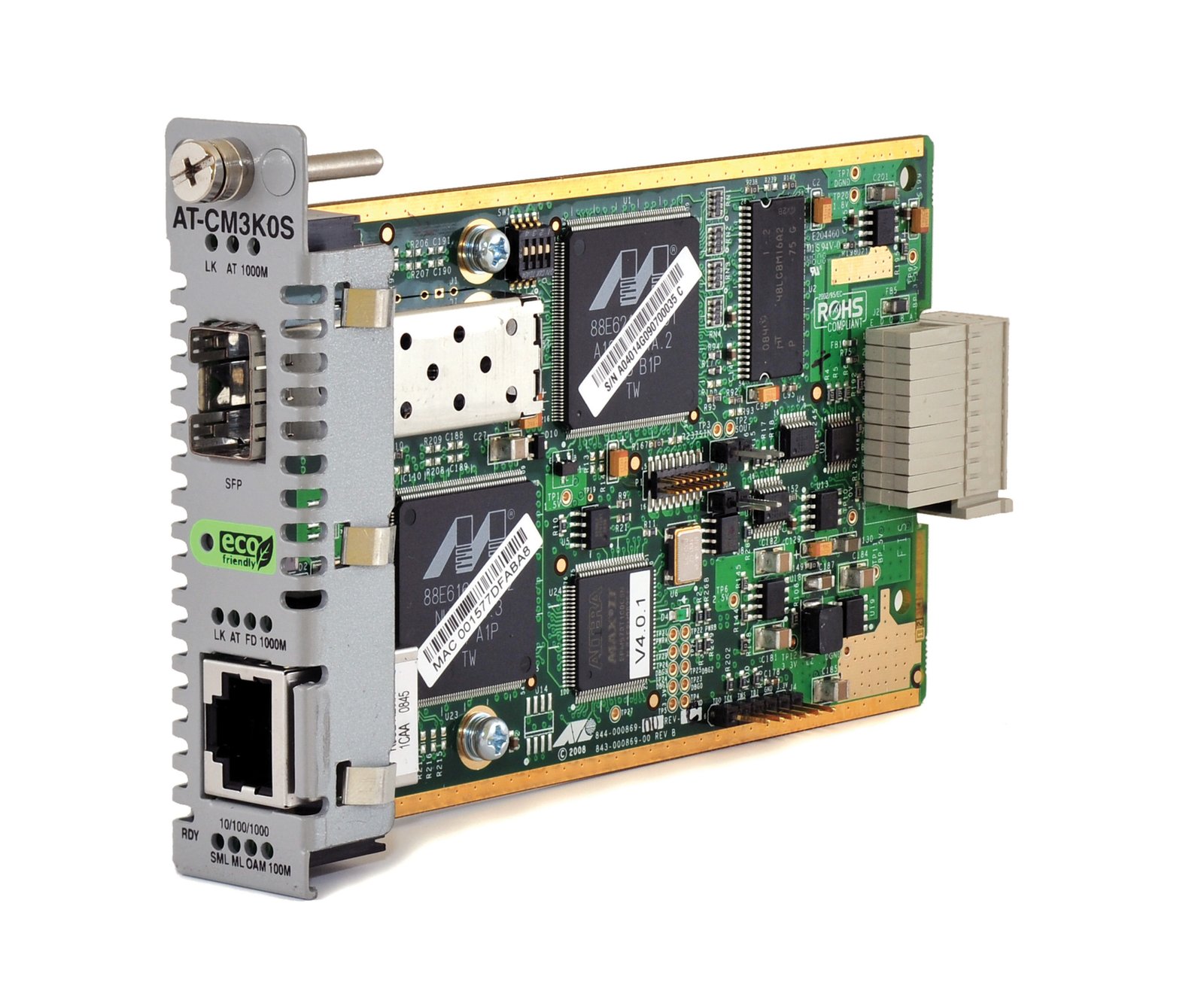 Allied Telesis AT-CM3K0S network media converter 1000 Mbit/s