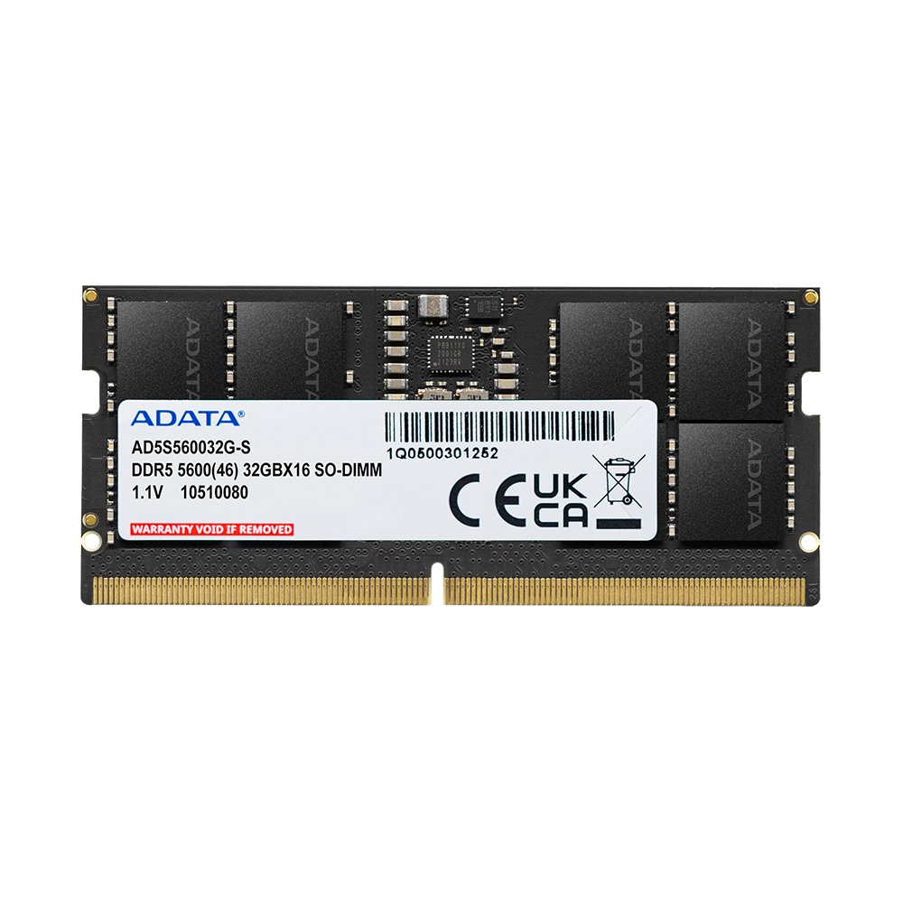 ADATA TECHNOLOGY LA Premier memory module 16 GB 1 x DDR5 262-pin SO-DIMM ECC AD5S560016G-S