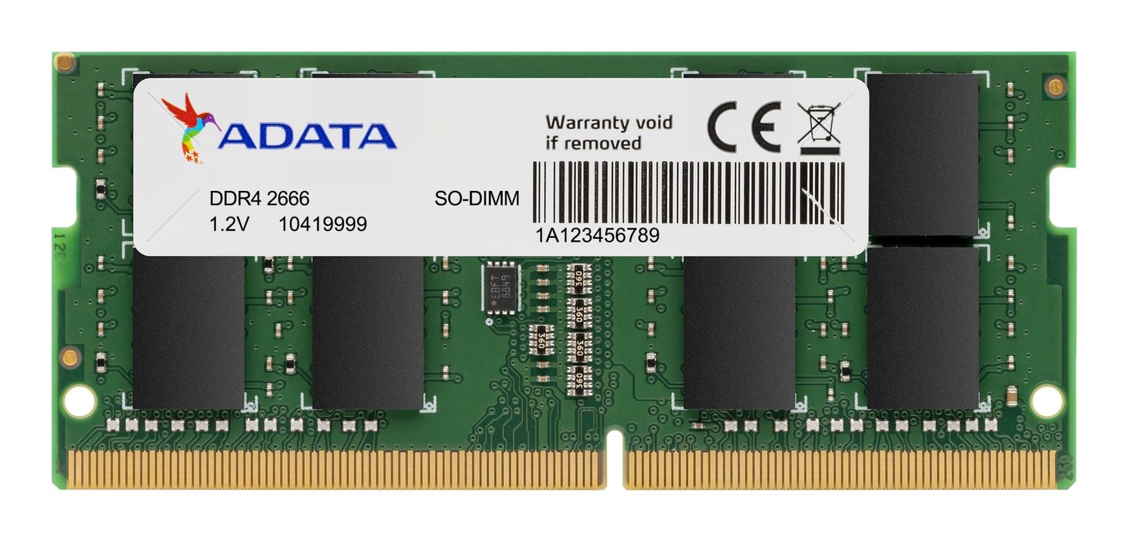 ADATA TECHNOLOGY LA Premier memory module 16 GB 1 x DDR4 260-pin SO-DIMM AD4S266616G19-SGN