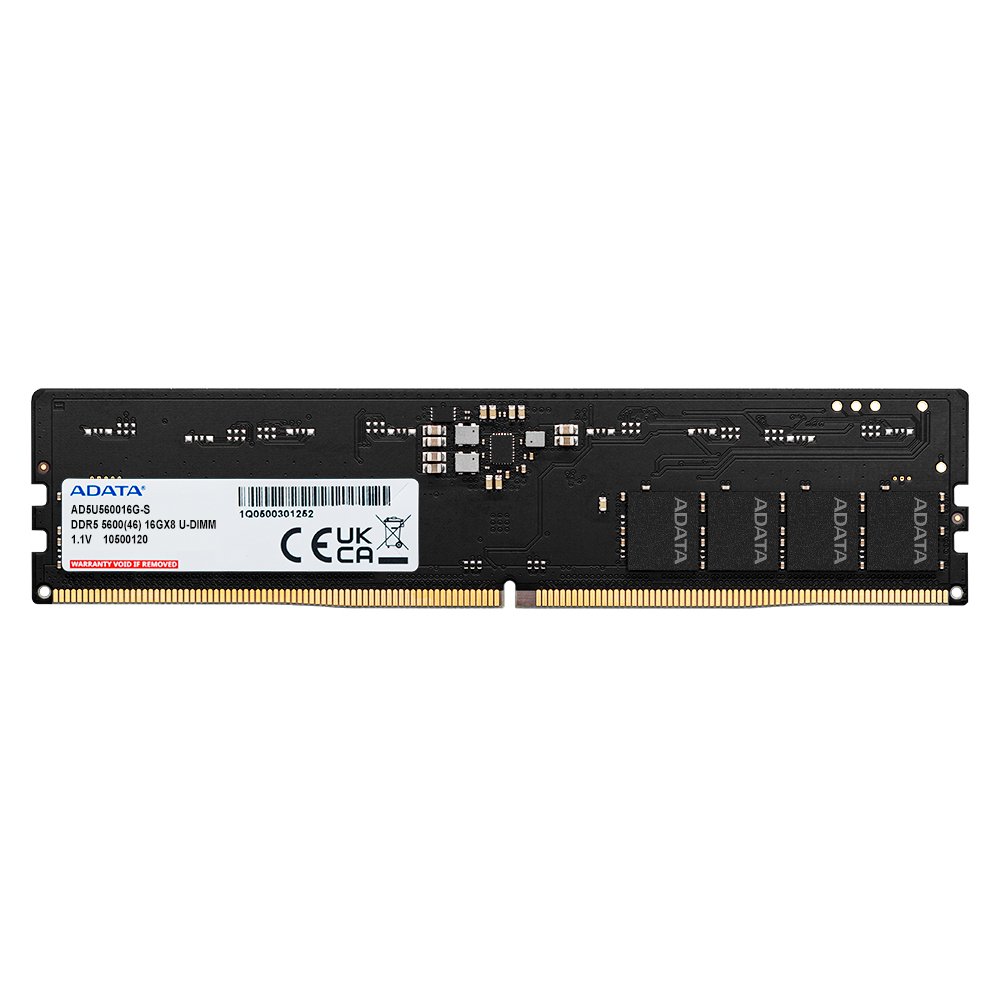 ADATA TECHNOLOGY LA DDR5 5600 U-DIMM memory module 8 GB 1 x 288-pin DIMM AD5U56008G-S