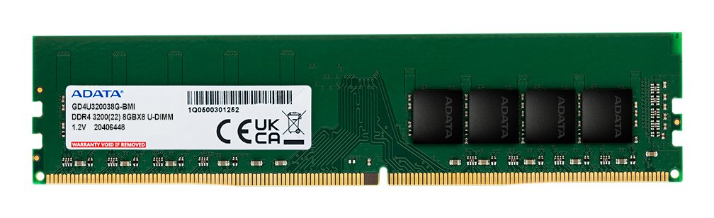 ADATA TECHNOLOGY LA Gold memory module 8 GB 1 x DDR4 3200 MT/s 288-pin DIMM GD4U320038G-BSS