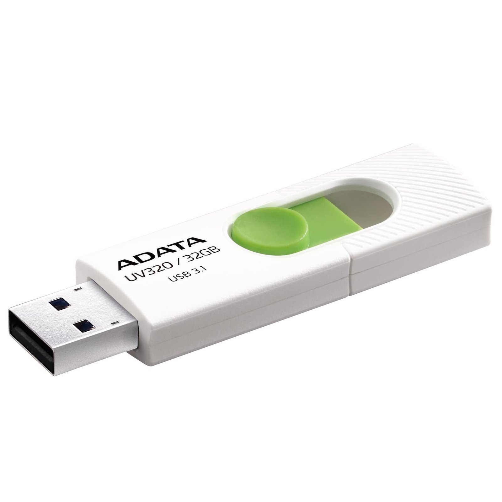 ADATA TECHNOLOGY LA UV320 USB flash drive 32 GB Type-A Gen 1 (3.1 Green, White AUV320-32G-RWHGN