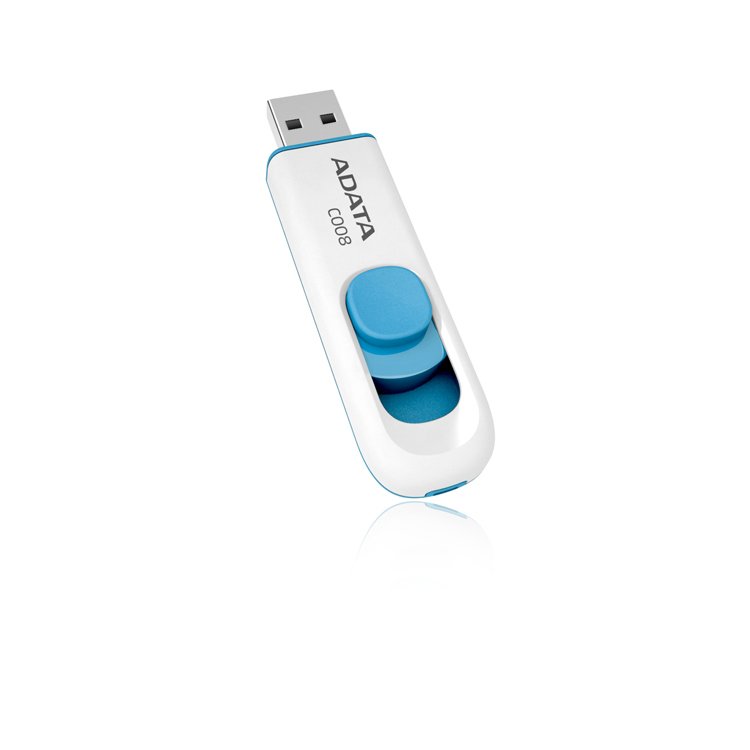 ADATA TECHNOLOGY LA 64GB C008 USB flash drive Type-A 2.0 Blue, White AC008-64G-RWE