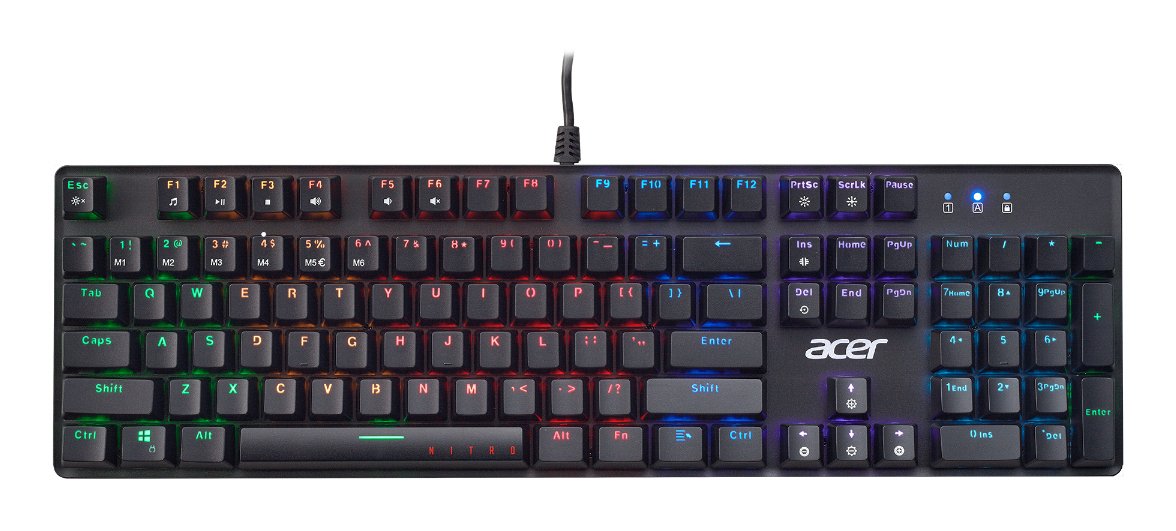 Acer Nitro NKW202 keyboard Universal USB Black GP.KBD11.043