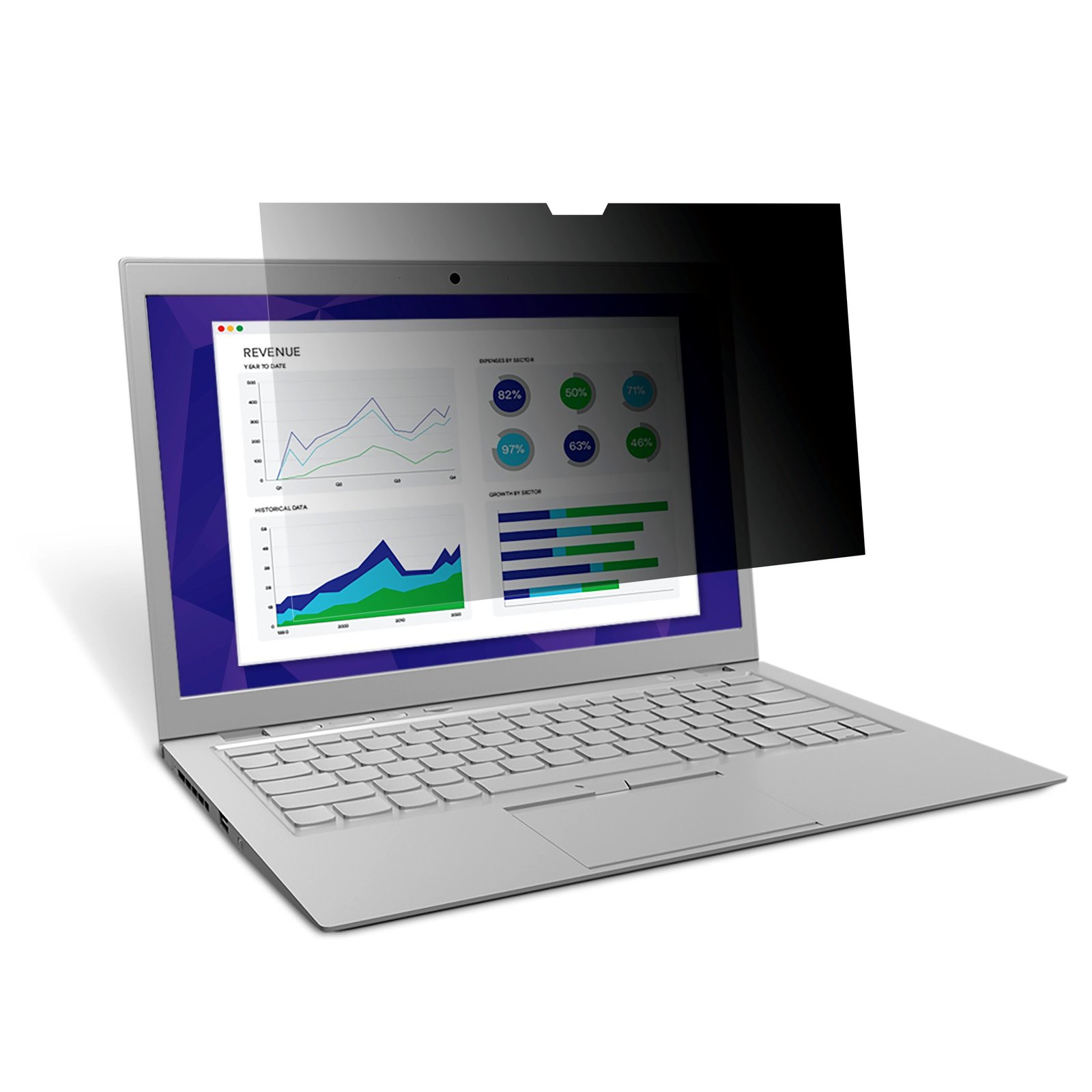 3M Touch Privacy Filter for 12.3" Full Screen Laptop 3:2 PF123C3E