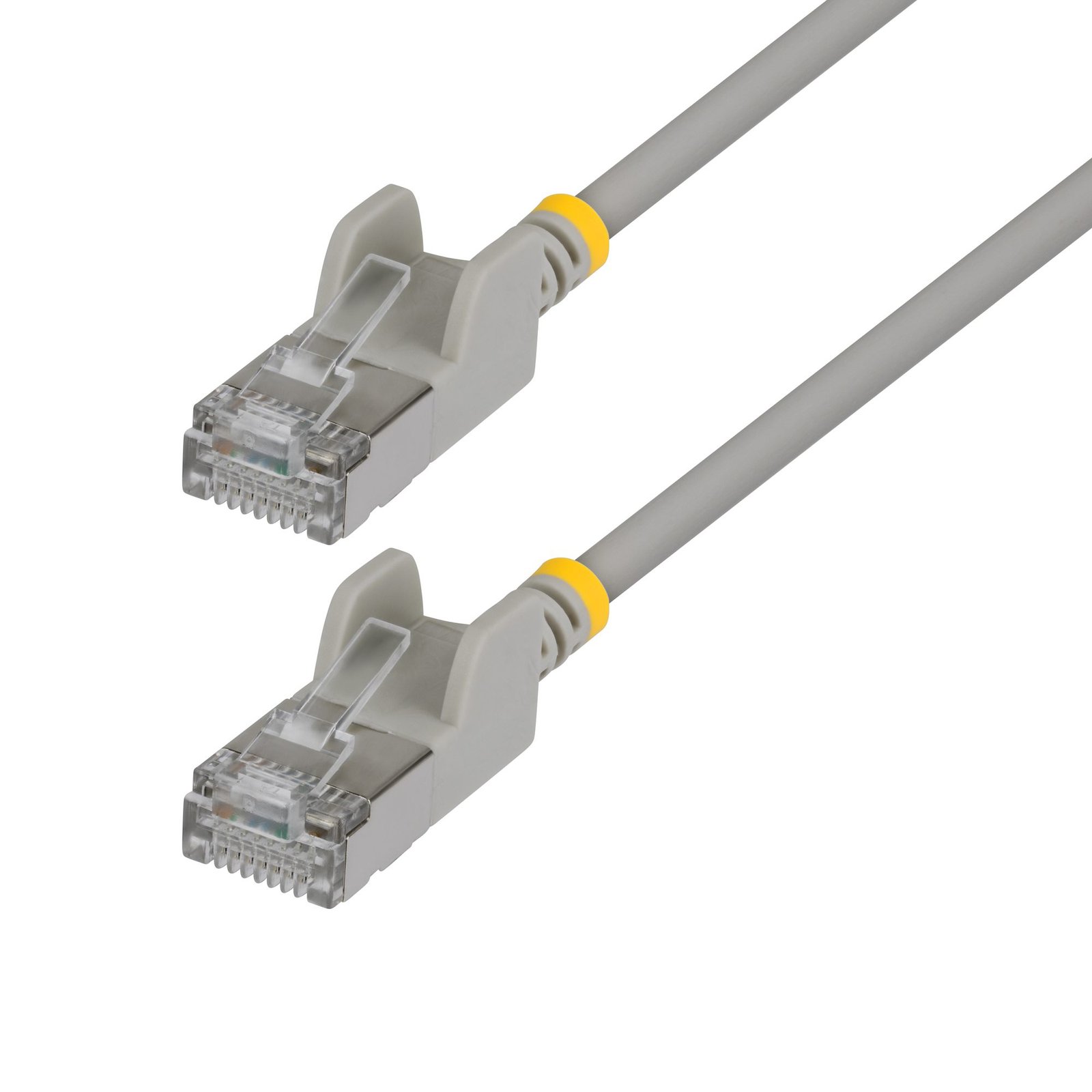 Startech StarTech.com 7ft Gray Ultra Slim Cat6A Ethernet Cable, Snagless, FTP, Pure Bare Copper N6APATSTP34GRS-7FT